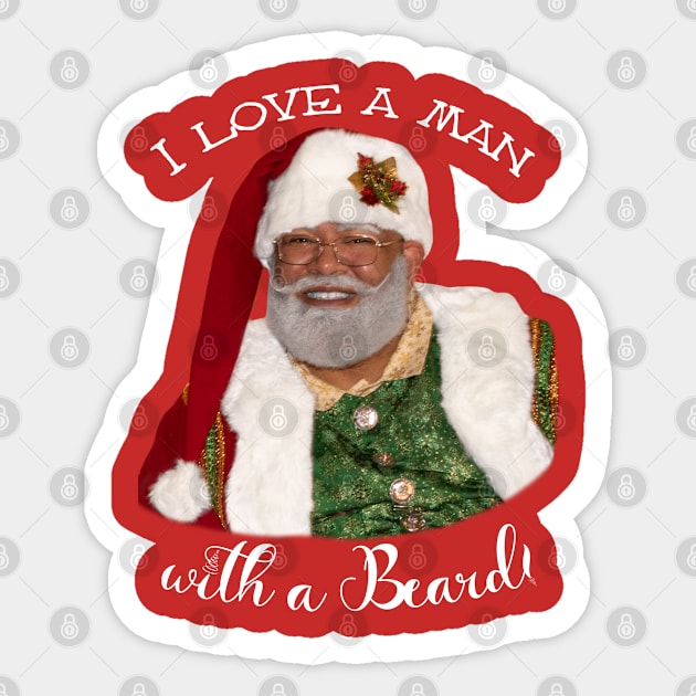 Love a Beard Sticker by North Pole Fashions